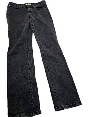 Madewell Women's Size 26 T The Slim Boy Jean Black